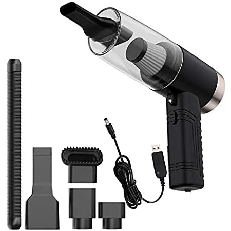 Powerful 3-in-1 Cordless Handheld Vacuum – Wet & Dry, LED Light, Strong Suction