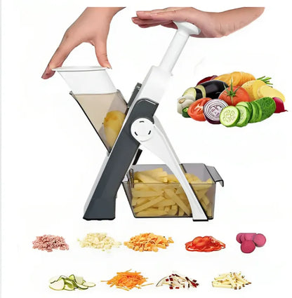 Mandoline Vegetable Cutter &amp; Slicer – Multi-Function Kitchen Chopper &amp; Grater