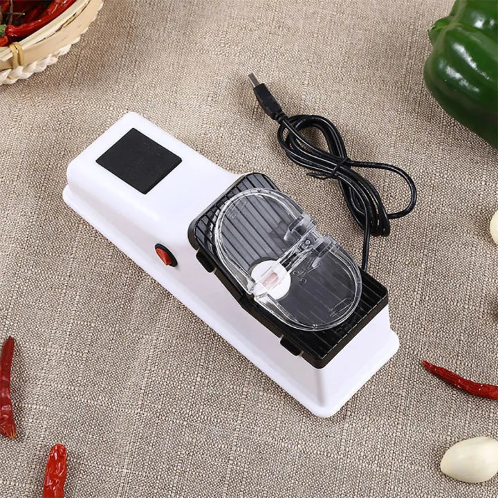 Electric Knife Sharpener – USB Rechargeable Multi-Function Sharpening Tool