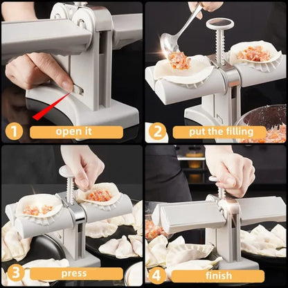 Dumpling &amp; Samosa Maker – Double Header Automatic Press