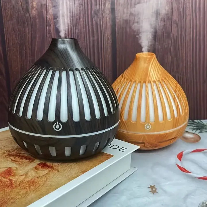 H₂O Ultrasonic Aroma Humidifier – 7-Color LED Night Light &amp; Air Humidifier