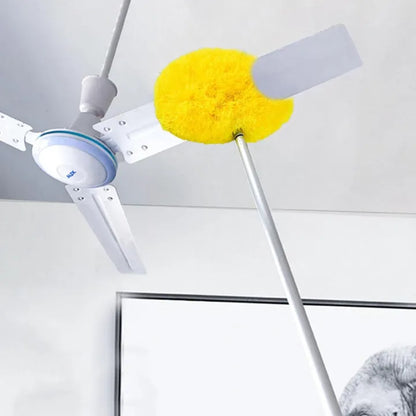 Fan Duster Ceiling Multi Purpose Duster Foldable Rod For Easy Ceiling Fan Cleaning