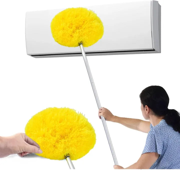 Fan Duster Ceiling Multi Purpose Duster Foldable Rod For Easy Ceiling Fan Cleaning