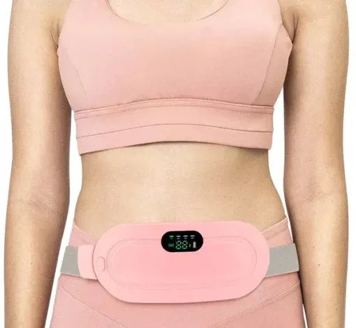 Digital Period Pad | Heating &amp; Vibrating Menstrual Cramp Relief Belt 🔥✨