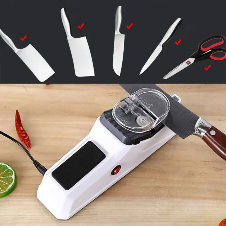 Electric Knife Sharpener – USB Rechargeable Multi-Function Sharpening Tool