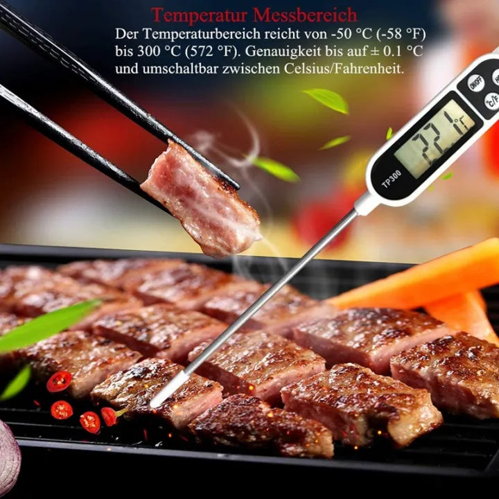 TP300 Digital Food Thermometer – Instant Read Kitchen Thermometer