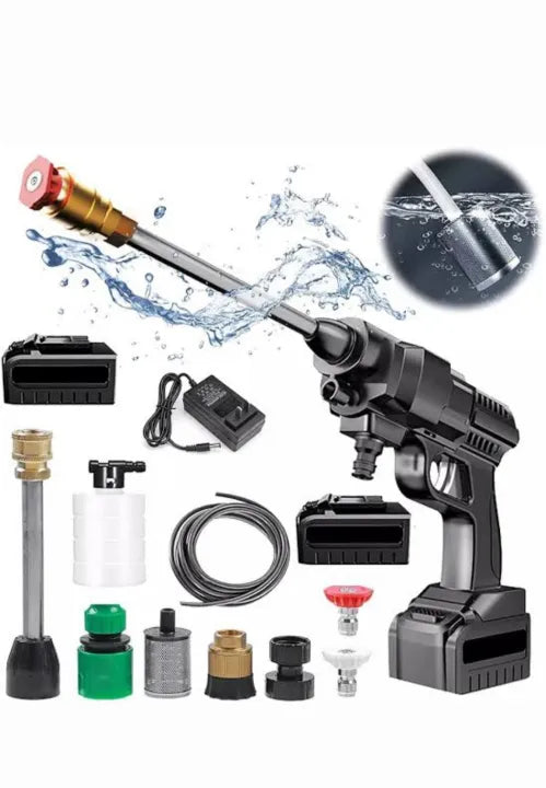 Automatic Cordless Car Wash Spray Gun – 48V High-Pressure Cleaner! 💦