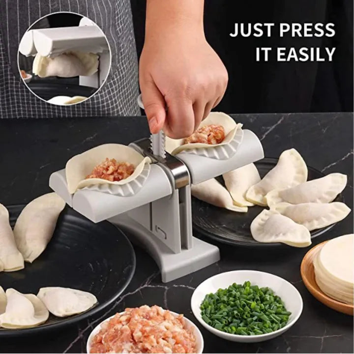 Dumpling &amp; Samosa Maker – Double Header Automatic Press