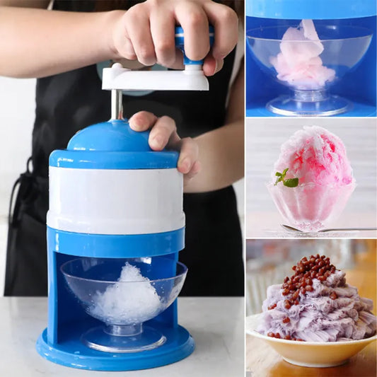 Manual Ice Gola Machine – Portable Ice Crusher &amp; Slush Maker