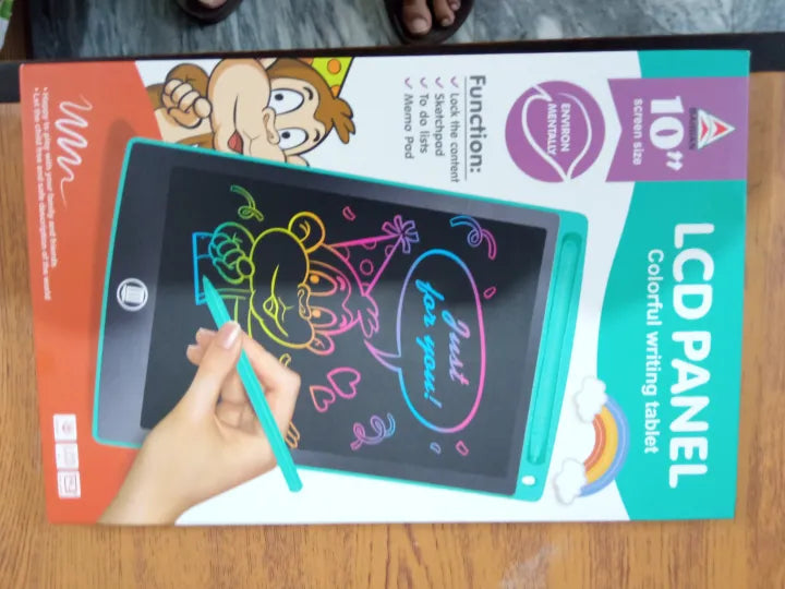 10-Inch LCD Writing Tablet – Multi-Color Electronic Slate for Kids