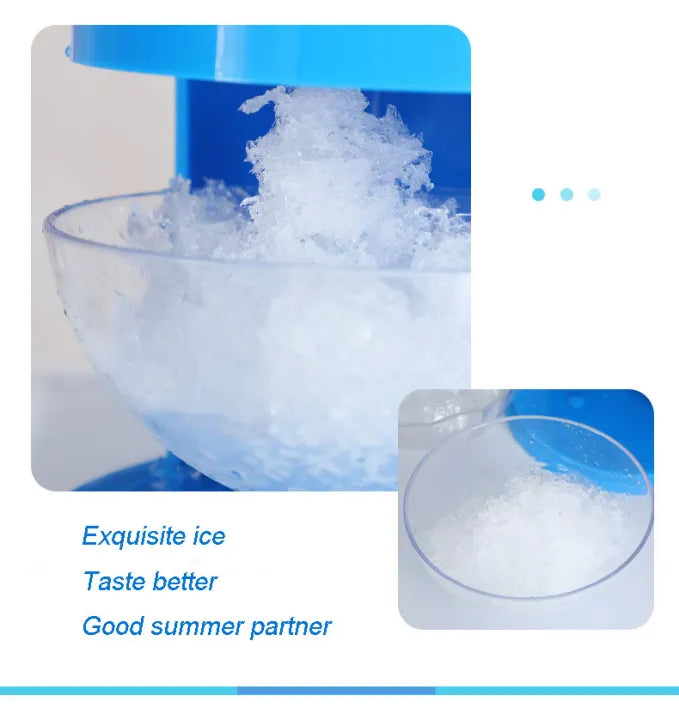 Manual Ice Gola Machine – Portable Ice Crusher &amp; Slush Maker