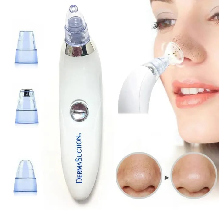 Derma Suction Blackhead Acne Oil Remover Vacuum Suction Face Pore Cleaner Facial Beauty Equipment