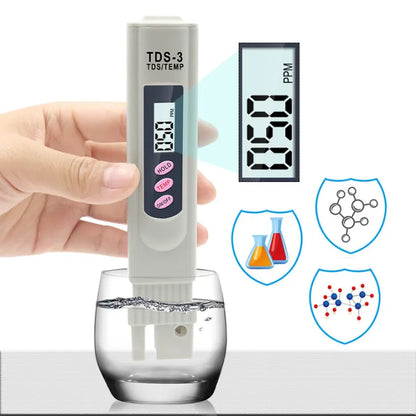 Portable Digital Water TDS, EC &amp; Temperature Meter (3-in-1) – With ATC Function