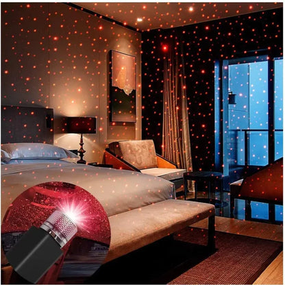 LED Galaxy Star Light | Starry Laser Projector Night Light for Home &amp; Car Roof Decoration