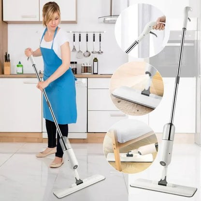 360° Microfiber Spray Mop for Wet & Dry Cleaning